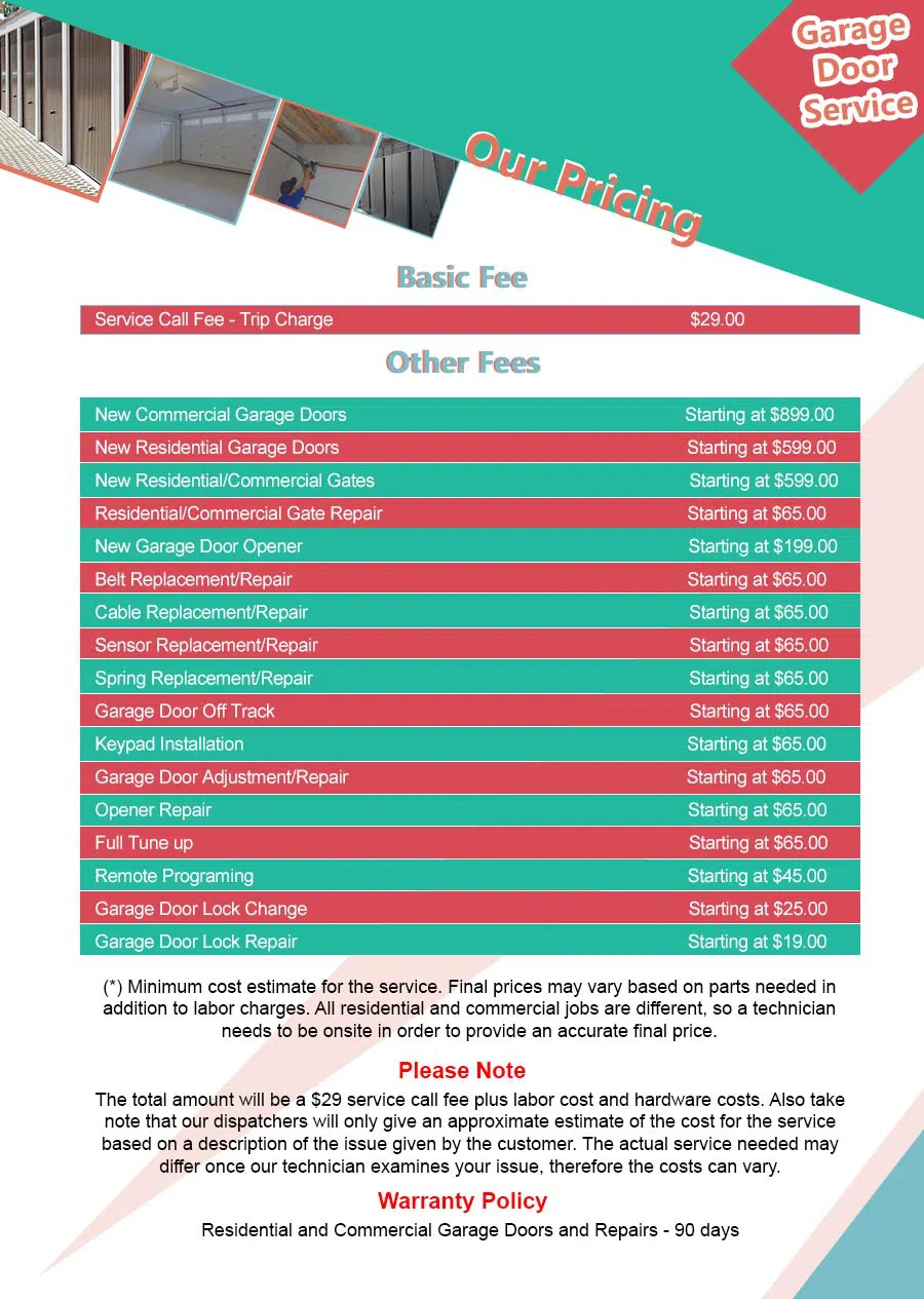 Central Garage Door Service Wheat Ridge, CO 720-336-3966